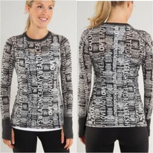 Lululemon Lightweight Long Sleeve Grey 6 MINT